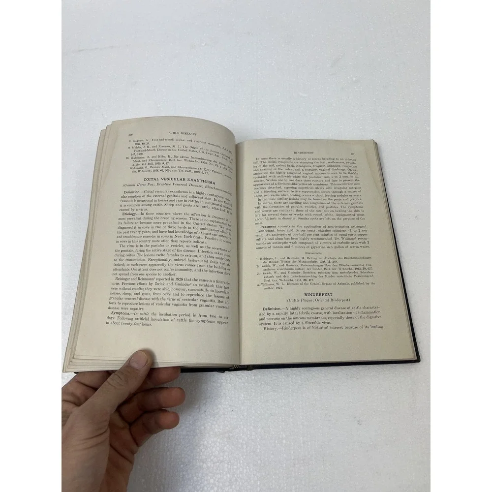 The Practice of Veterinary Medicine by D. H. Udall 1943 4th Ed HC cattle disease